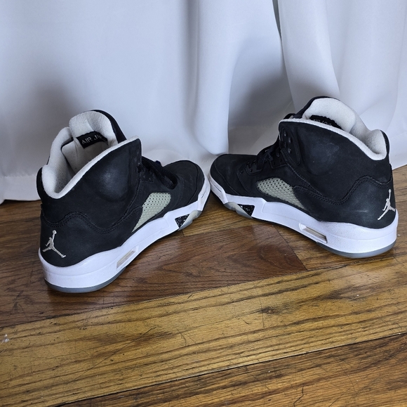 Nike Air Jordan 5 Retro Moonlight Oreo Sneaker Black SIZE 10 - Picture 3 of 7